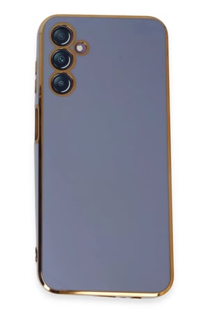 Newface Samsung Galaxy M14 5G Kılıf Volet Silikon - Mavi