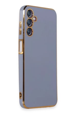 Newface Samsung Galaxy M14 5G Kılıf Volet Silikon - Mavi