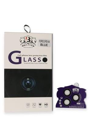 Newface Apple iPhone 15 Pro Max Bilvis Titan Kamera Lens - Lacivert