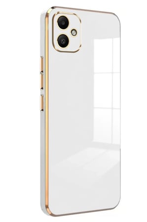 Newface Samsung Galaxy A05 Kılıf Volet Silikon - Beyaz
