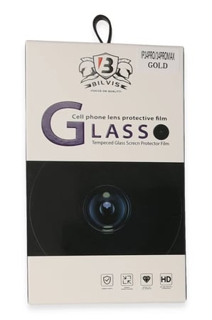 Newface Apple iPhone 14 Pro Max Bilvis Titan Kamera Lens - Gold