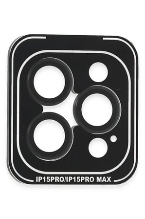 Joko Apple iPhone 15 Pro Max PVD Metal Kamera Lens - Siyah