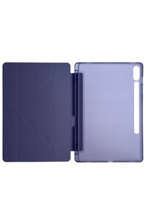 Newface Samsung Galaxy X510 Tab S9 FE 11 Kılıf Kalemlikli Mars Tablet Kılıfı - Lacivert