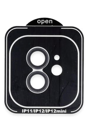 Joko Apple iPhone 11 PVD Metal Kamera Lens - Siyah