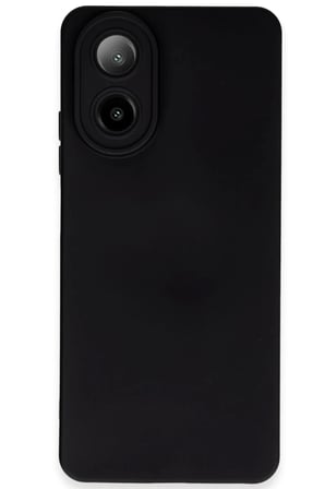 Newface Oppo A38 Kılıf Nano içi Kadife Silikon - Siyah