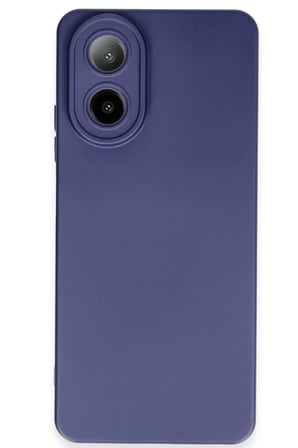 Newface Oppo A38 Kılıf Nano içi Kadife Silikon - Lacivert