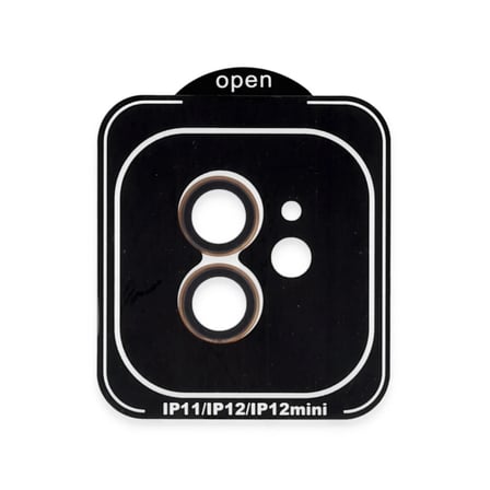 Joko Apple iPhone 11 PVD Metal Kamera Lens - Turuncu