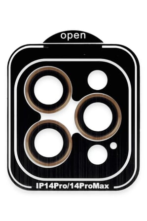 Joko Apple iPhone 15 Pro Max PVD Metal Kamera Lens - Turuncu