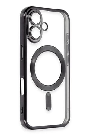 Newface Apple iPhone 16 Kılıf Kross Magneticsafe Kapak - Siyah