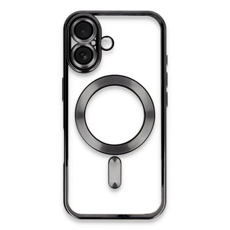 Newface Apple iPhone 16 Kılıf Kross Magneticsafe Kapak - Siyah