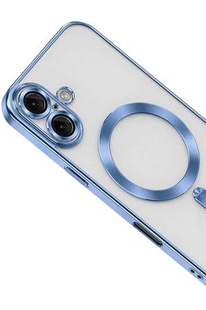 Newface Apple iPhone 16 Kılıf Kross Magneticsafe Kapak - Sierra Blue