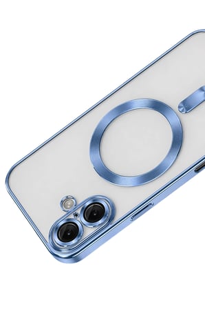 Newface Apple iPhone 16 Kılıf Kross Magneticsafe Kapak - Sierra Blue