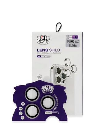 Newface Apple iPhone 16 Pro Max Bilvis Titan Kamera Lens - Titan Gri
