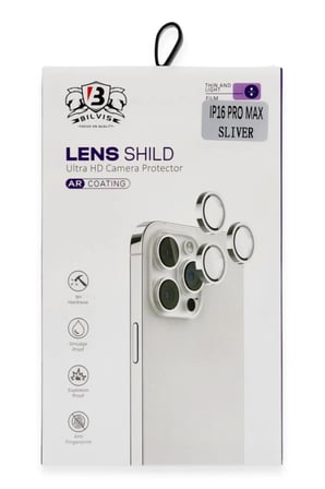Newface Apple iPhone 16 Pro Max Bilvis Titan Kamera Lens - Titan Gri