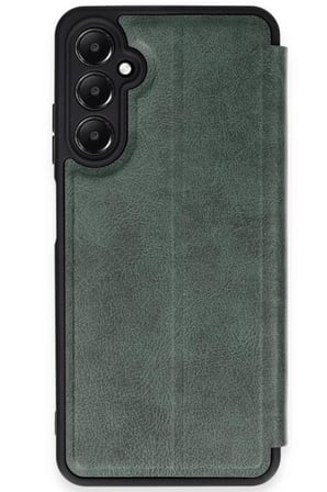 Newface Samsung Galaxy A35 5G Kılıf Flip Cover - Koyu Yeşil