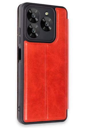 Newface General Mobile Era 50 Kılıf Flip Cover - Kırmızı