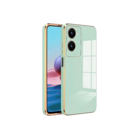 Newface Vivo Y18 Kılıf Volet Silikon - Açık Yeşil