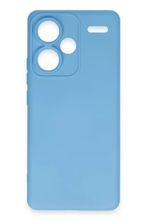 Newface Xiaomi Redmi Note 13 Pro Plus Kılıf Nano içi Kadife Silikon - Mavi