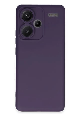 Newface Xiaomi Redmi Note 13 Pro Plus Kılıf Nano içi Kadife Silikon - Mor