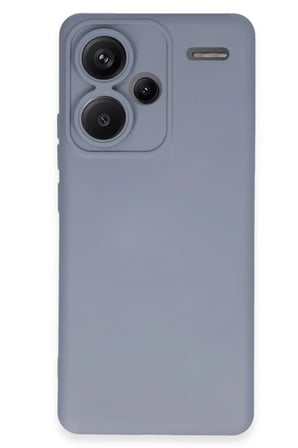 Newface Xiaomi Redmi Note 13 Pro Plus Kılıf Nano içi Kadife Silikon - Gri