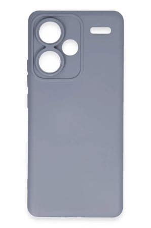 Newface Xiaomi Redmi Note 13 Pro Plus Kılıf Nano içi Kadife Silikon - Gri