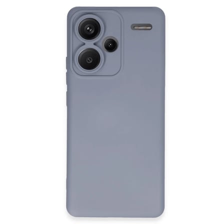 Newface Xiaomi Redmi Note 13 Pro Plus Kılıf Nano içi Kadife Silikon - Gri
