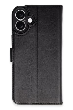 Newface Apple iPhone 16 Plus Kılıf Trend S Plus Kapaklı Kılıf - Siyah