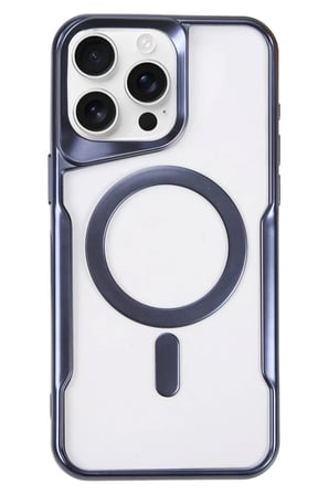 Newface Apple iPhone 16 Pro Kılıf Boyi Magsafe Silikon Kapak - Lacivert