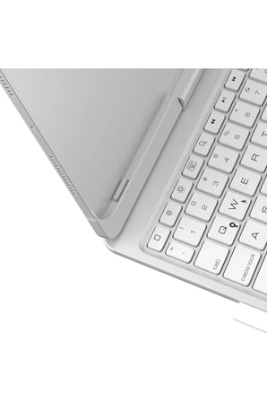 Newface Apple iPad Pro 11 (2024) F11 ATS Kılıf Magic Dönen Klavyeli Tablet Kılıf - Gümüş