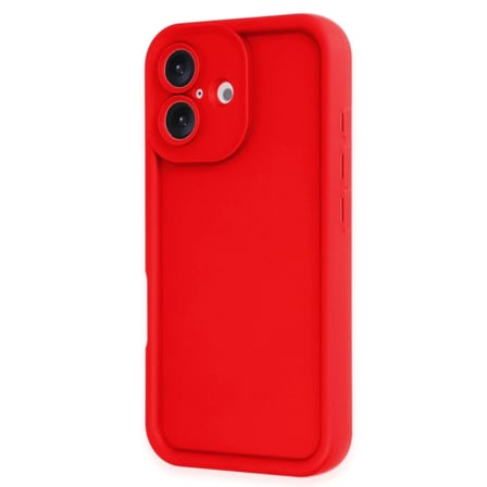 Newface Apple iPhone 16 Kılıf Viera Silikon - Kırmızı