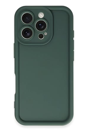 Newface Apple iPhone 16 Pro Max Kılıf Viera Silikon - Koyu Yeşil