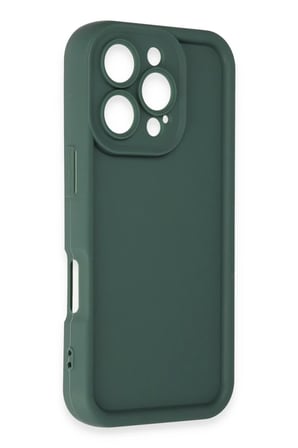 Newface Apple iPhone 16 Pro Max Kılıf Viera Silikon - Koyu Yeşil