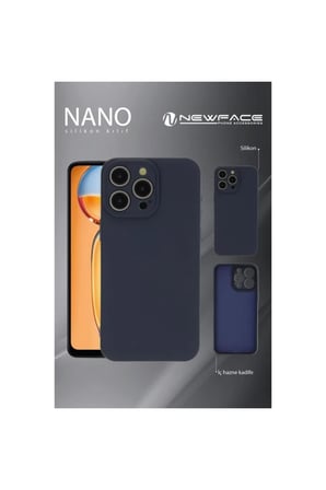 Newface Apple iPhone 16 Pro Max Kılıf Nano içi Kadife Silikon - Kırmızı
