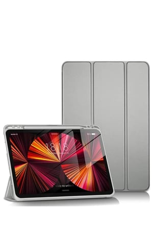 Newface Apple iPad Pro 11 (2024) Kılıf Tablet Smart Kılıf - Gri