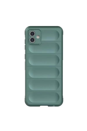 Newface Samsung Galaxy A06 Kılıf Optimum Silikon - Koyu Yeşil