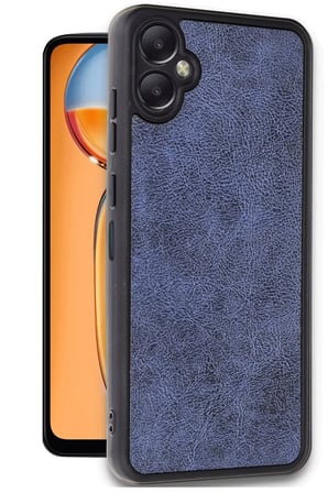 Newface Samsung Galaxy A06 Kılıf Aras Deri Kapak - Lacivert