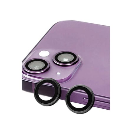 Newface Apple iPhone 14 Raze Metal Kamera Lens - Siyah