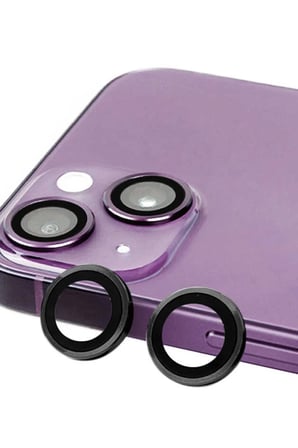 Newface Apple iPhone 14 Plus Raze Metal Kamera Lens - Siyah