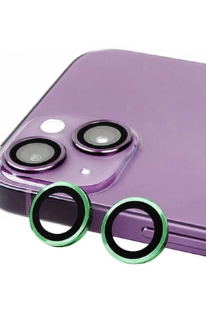 Newface Apple iPhone 13 Raze Metal Kamera Lens - Yeşil