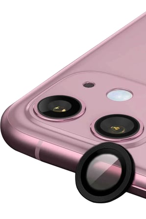 Newface Apple iPhone 11 Raze Metal Kamera Lens - Siyah