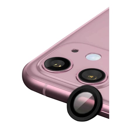 Newface Apple iPhone 11 Raze Metal Kamera Lens - Siyah