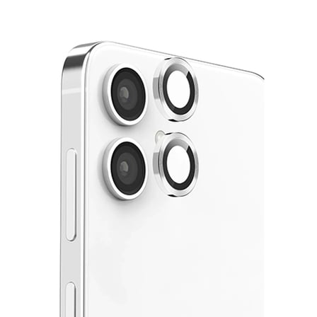 Newface Samsung Galaxy A06 Raze Metal Kamera Lens - Gümüş