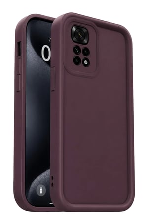 Newface Xiaomi Redmi 10 2022 Kılıf Viera Silikon - Mürdüm