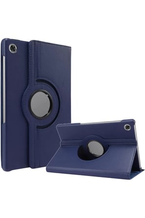 Newface Lenovo Tab M10 TB311FU Kılıf 360 Tablet Deri Kılıf - Lacivert