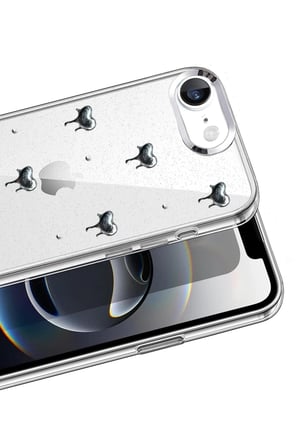 Newface Apple iPhone 16E Fiyonk Desenli Kapak - Desen 1