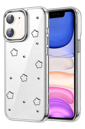 Newface Apple iPhone 12 Fiyonk Desenli Kapak - Desen 2
