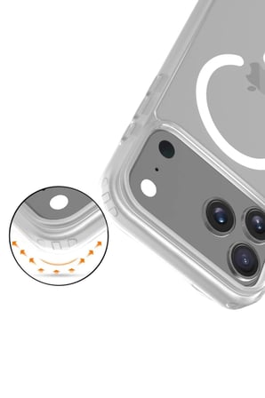 Joko Apple iPhone 17 Pro Max Jota Magsafe Kapak - Şeffaf