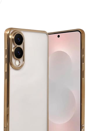 Newface Samsung Galaxy S25 Edge Razer Lensli Silikon - Gold