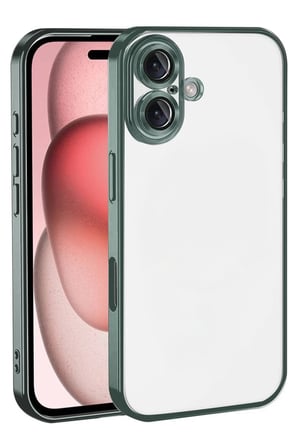 Newface Apple iPhone 17 Razer Lensli Silikon - Yeşil