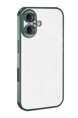 Newface Apple iPhone 17 Razer Lensli Silikon - Yeşil